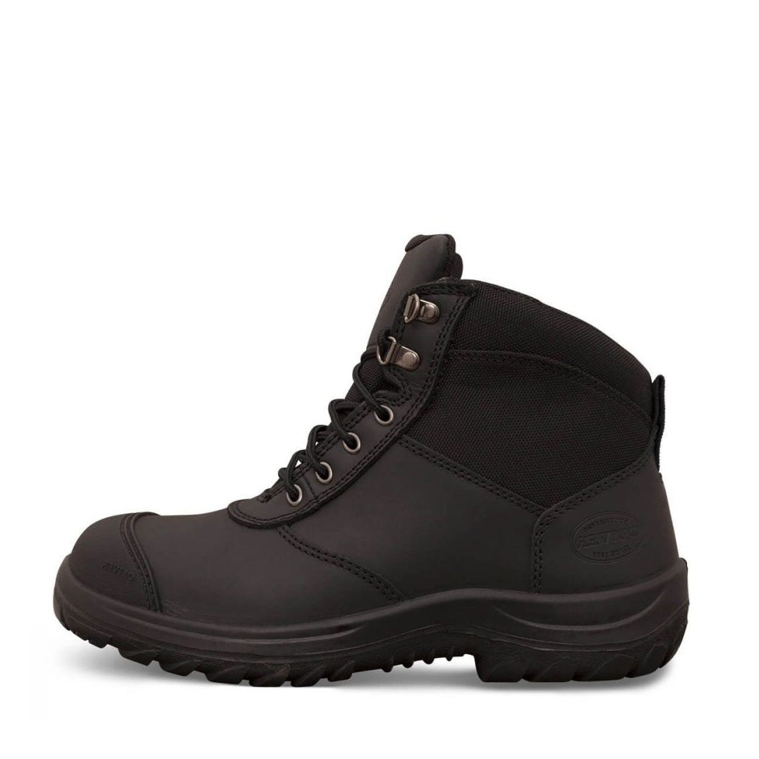 Oliver 34-660 Black Zip Side Ankle Safety Boots