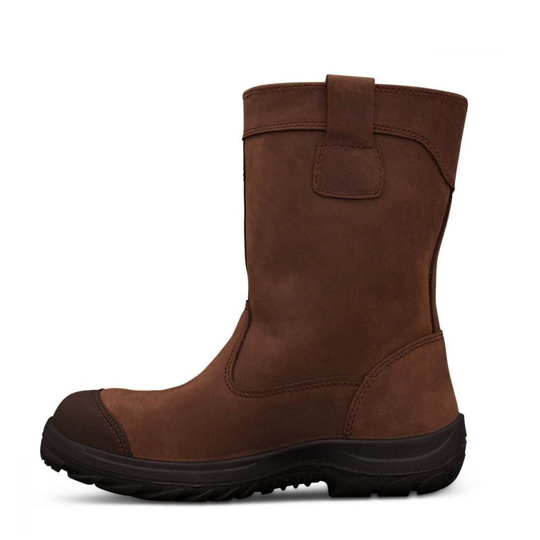 Oliver 34-692 Brown 250mm Pull On Riggers Safety Boots