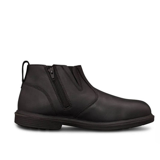 Oliver 38-265 Black Zip Side Safety Boot
