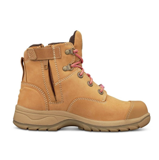 Oliver 49-432Z Ladies Wheat Zip Side Safety Boot