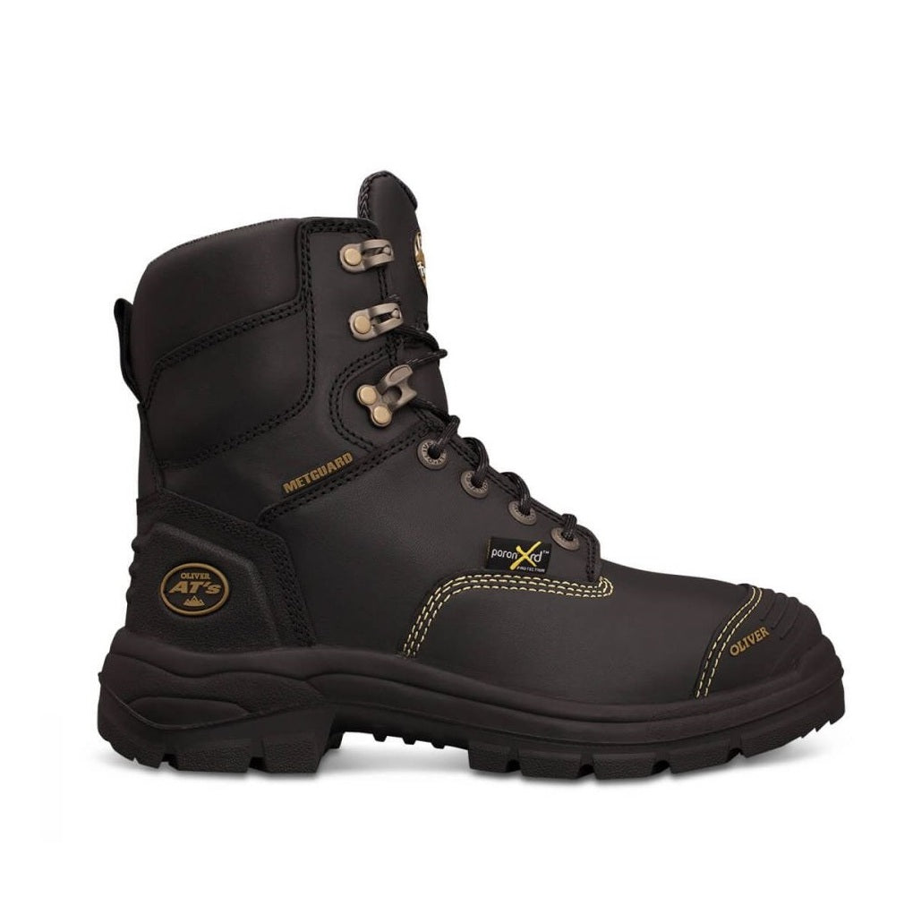 Oliver 55-346 Black Lace Up Metatarsal Safety Boot
