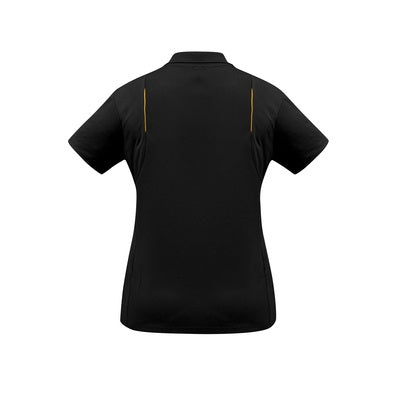 Biz Collection P244LS Ladies United Polo Black/Orange