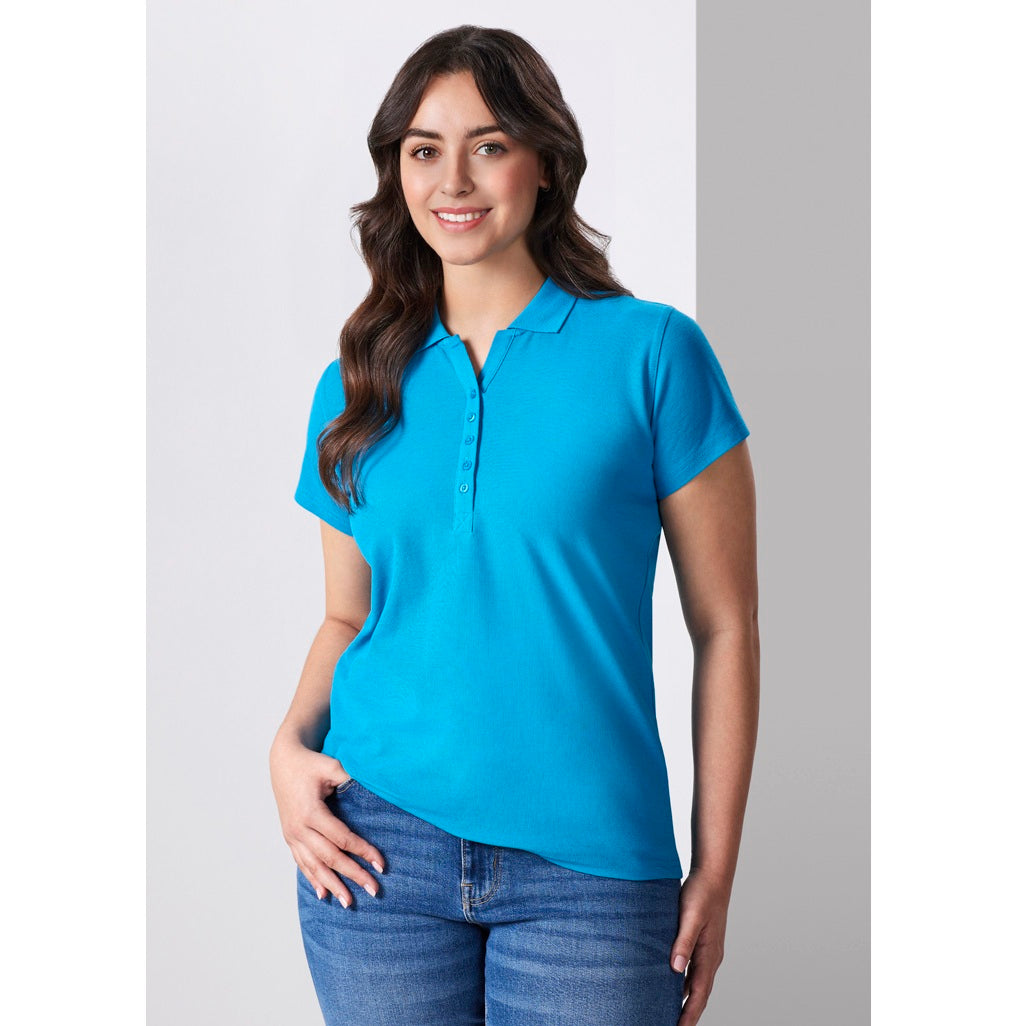 Biz Collection P400LS Crew Ladies Polo