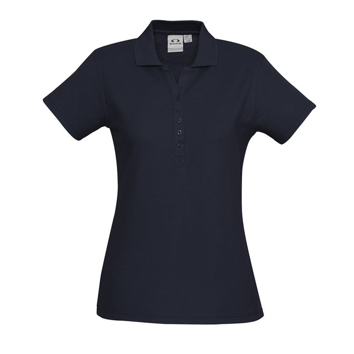 Biz Collection P400LS Crew Ladies Polo Navy