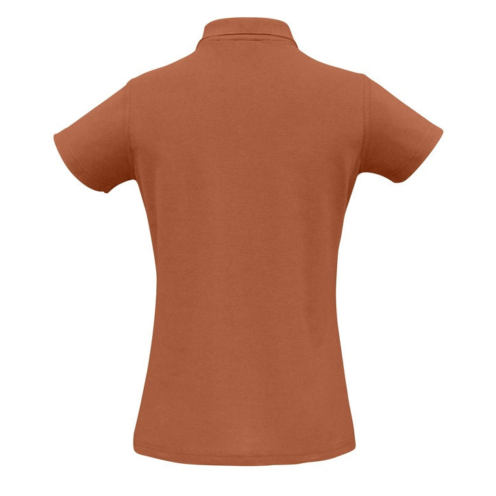 Biz Collection P400LS Crew Ladies Polo Orange - Back View