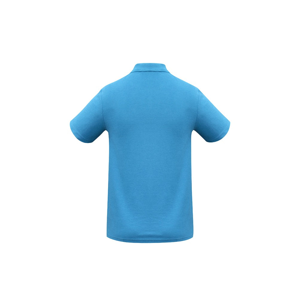 Biz Collection P400KS Crew Kids Polo Cyan