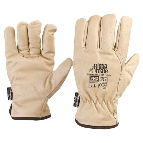 Pro Choice PGL41TL RIGGAMATE® Lined Glove - Pig Grain Leather Large