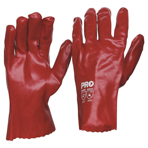 Pro Choice PVC27 27cm Green PVC Gloves