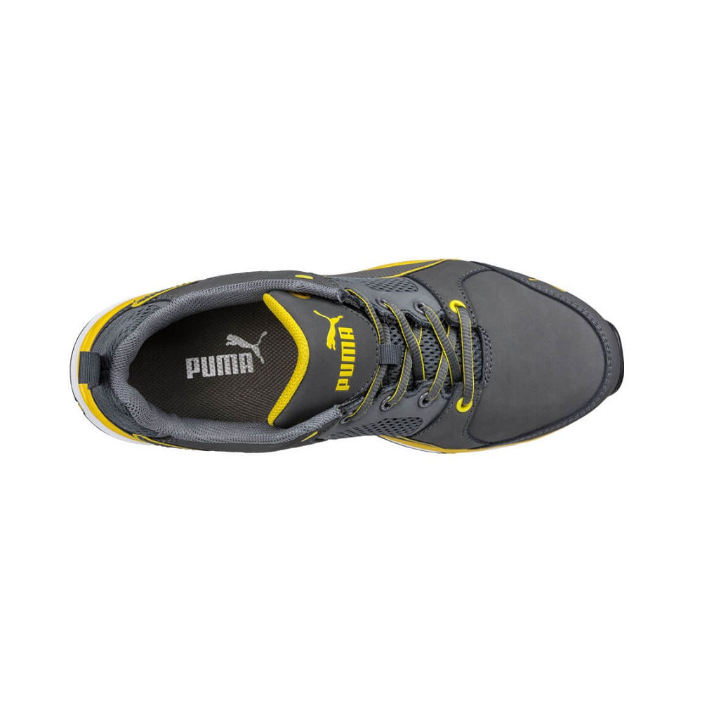 Puma 643807 Pace 2.0 Grey/Yellow Composite Safety Jogger