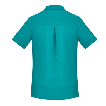 Biz Care CS947LS Womens Florence Plain Short Sleeve Shirt