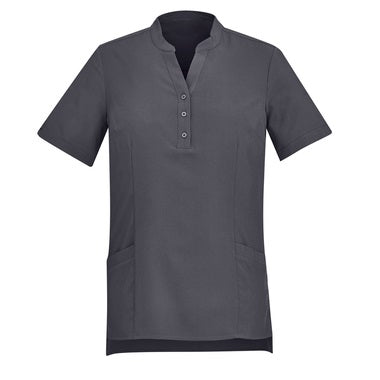 Biz Care CS949LS Ladies Plain SS Tunic