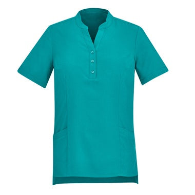 Biz Care CS949LS Ladies Plain SS Tunic
