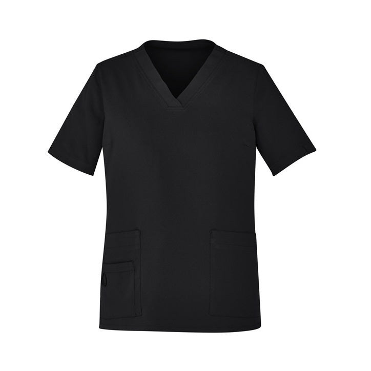 Biz Care CST941LS Ladies V Neck Scrub Top