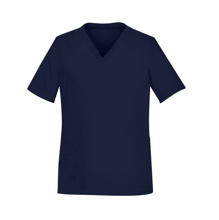 Biz Care CST941LS Ladies V Neck Scrub Top