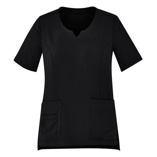 Bizcare CST942LS Womens Avery Round Neck Scrub Top