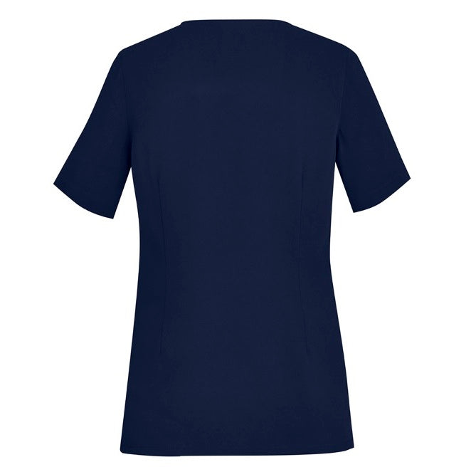 Bizcare CST942LS Womens Avery Round Neck Scrub Top