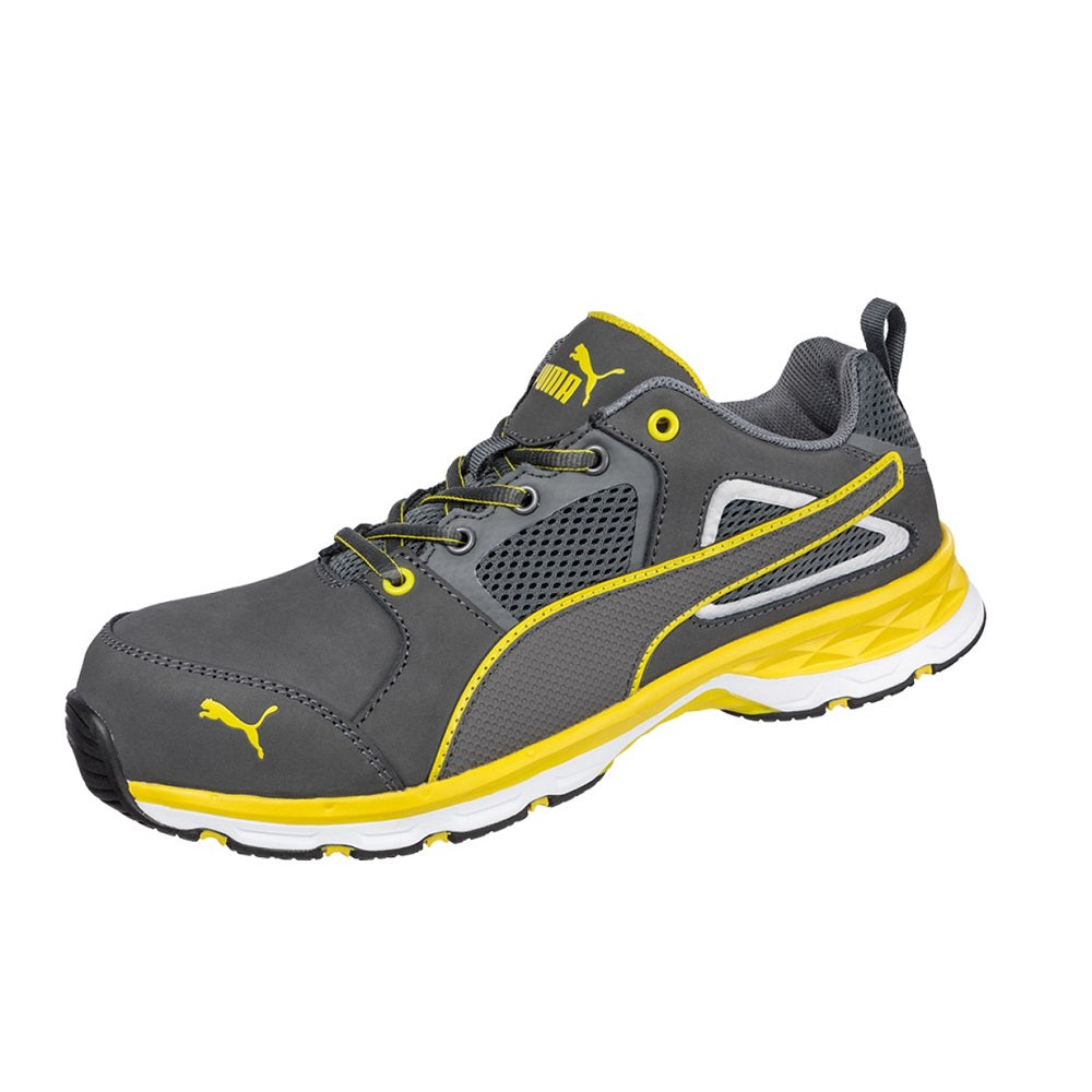 Puma 643807 Pace 2.0 Grey/Yellow Composite Safety Jogger