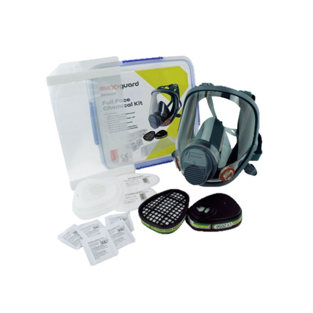 Maxisafe R690CK Maxiguard Full Face Chemical Kit L