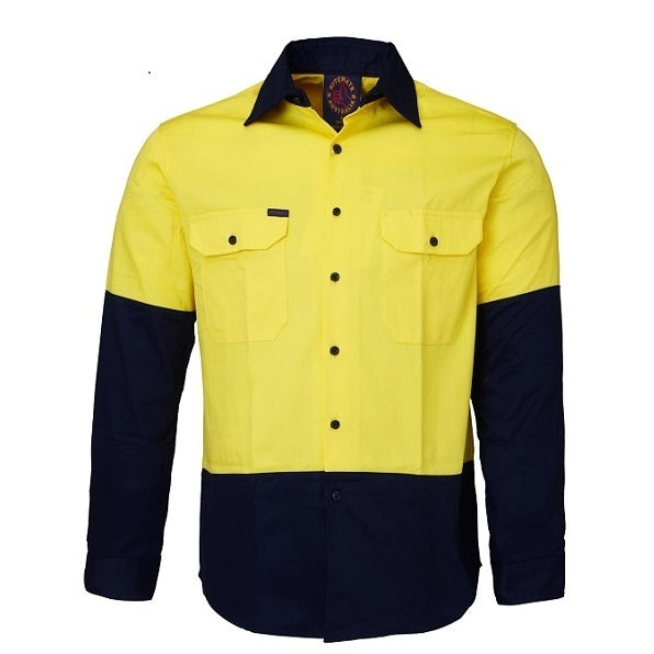 Ritemate RM1050 HiVis Long Sleeve Shirt