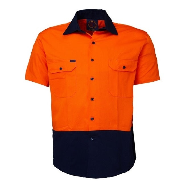 Ritemate RM1050S 2-Tone HiVis Short Sleeve Shirt