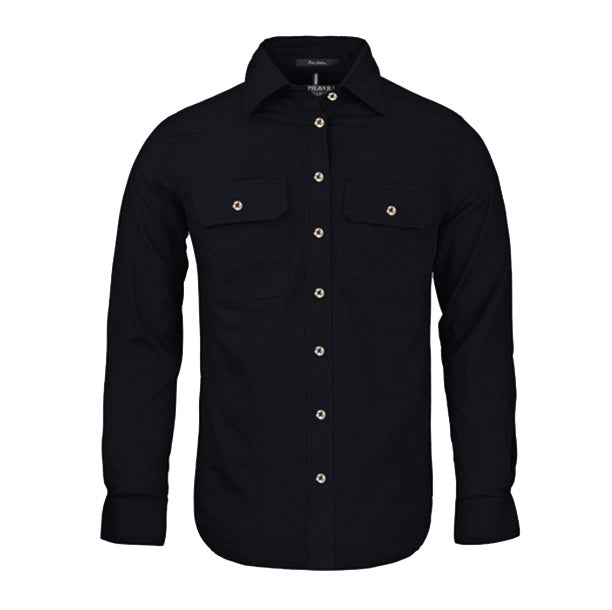 Pilbara RM600BT Women's Open Front L/S Shirt