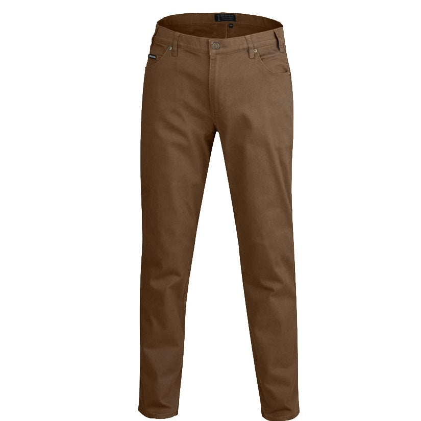 Pilbara RMPC014 Mens Cotton Stretch Jeans Whiskey