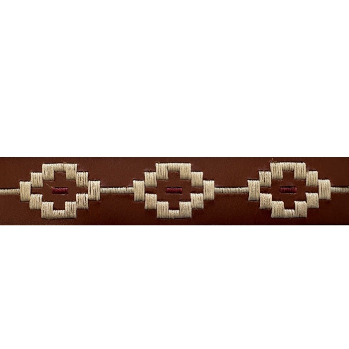 Pilbara RMPW007 Western Dress Buckle Navajo Leather Belt