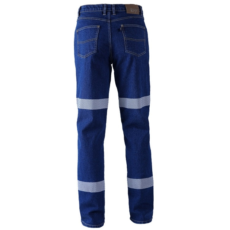 Ritemate RMX007R RMX Flexible Fit Stretch Denim Jeans, Reflective