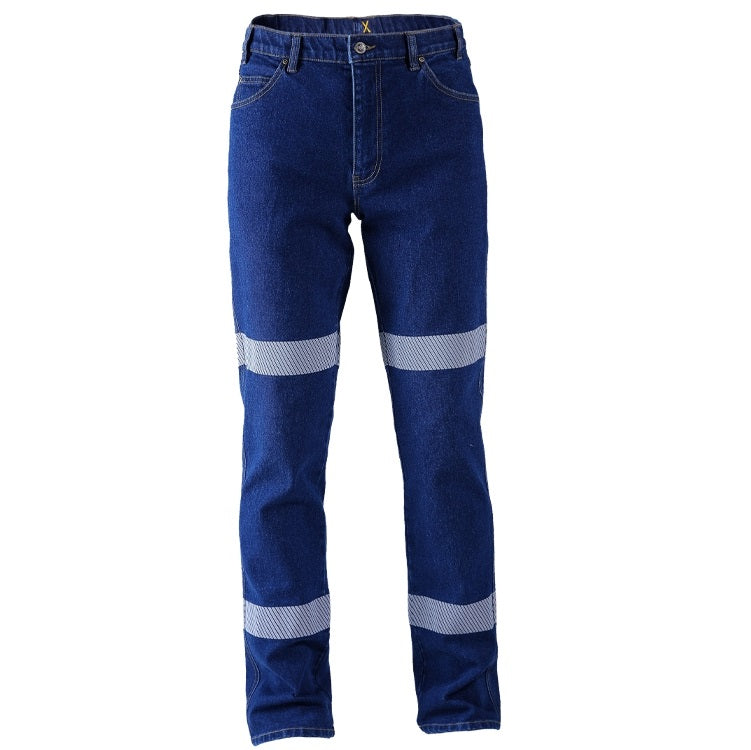 Ritemate RMX007R RMX Flexible Fit Stretch Denim Jeans, Reflective