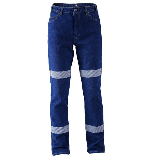 Ritemate RMX007R RMX Flexible Fit Stretch Denim Jeans Reflective