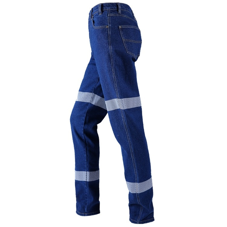 Ritemate RMX007R RMX Flexible Fit Stretch Denim Jeans, Reflective