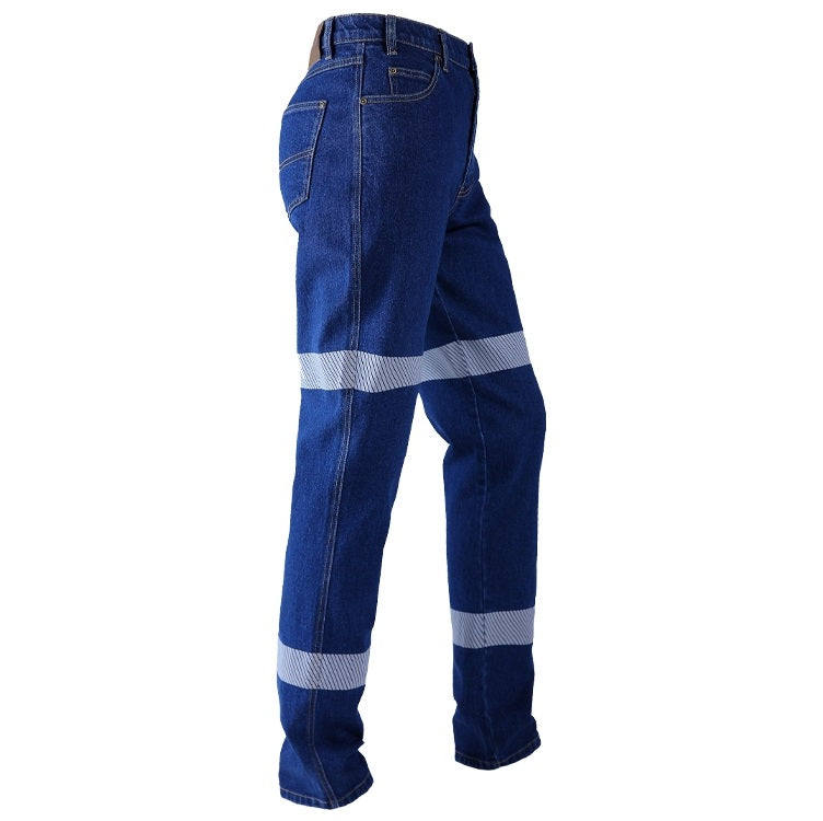 Ritemate RMX007R RMX Flexible Fit Stretch Denim Jeans, Reflective