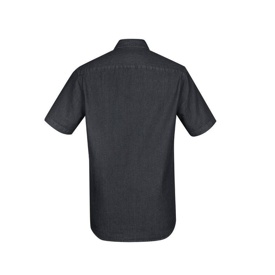 Biz Collection S017MS Mens Indie Denim S/S Shirt