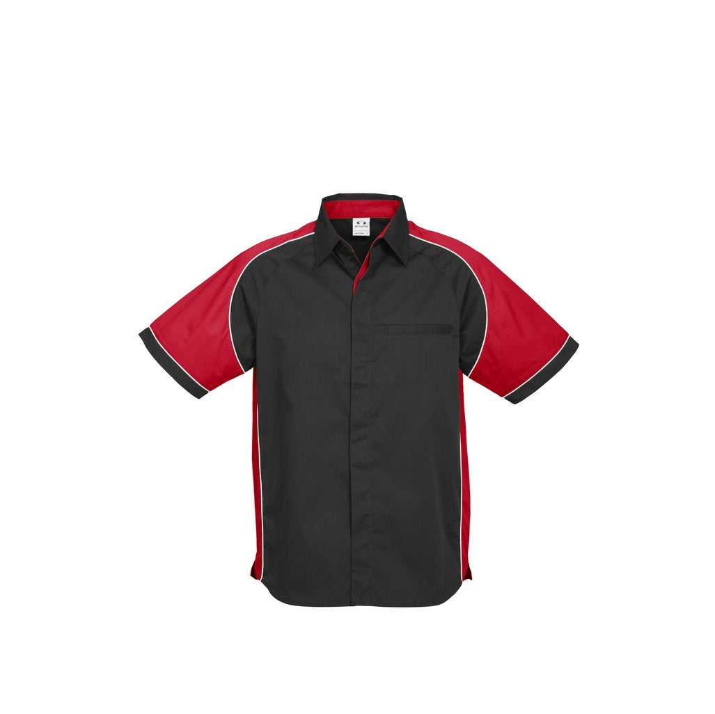Biz Collection S10112 Mens Nitro Short Sleeve Shirt