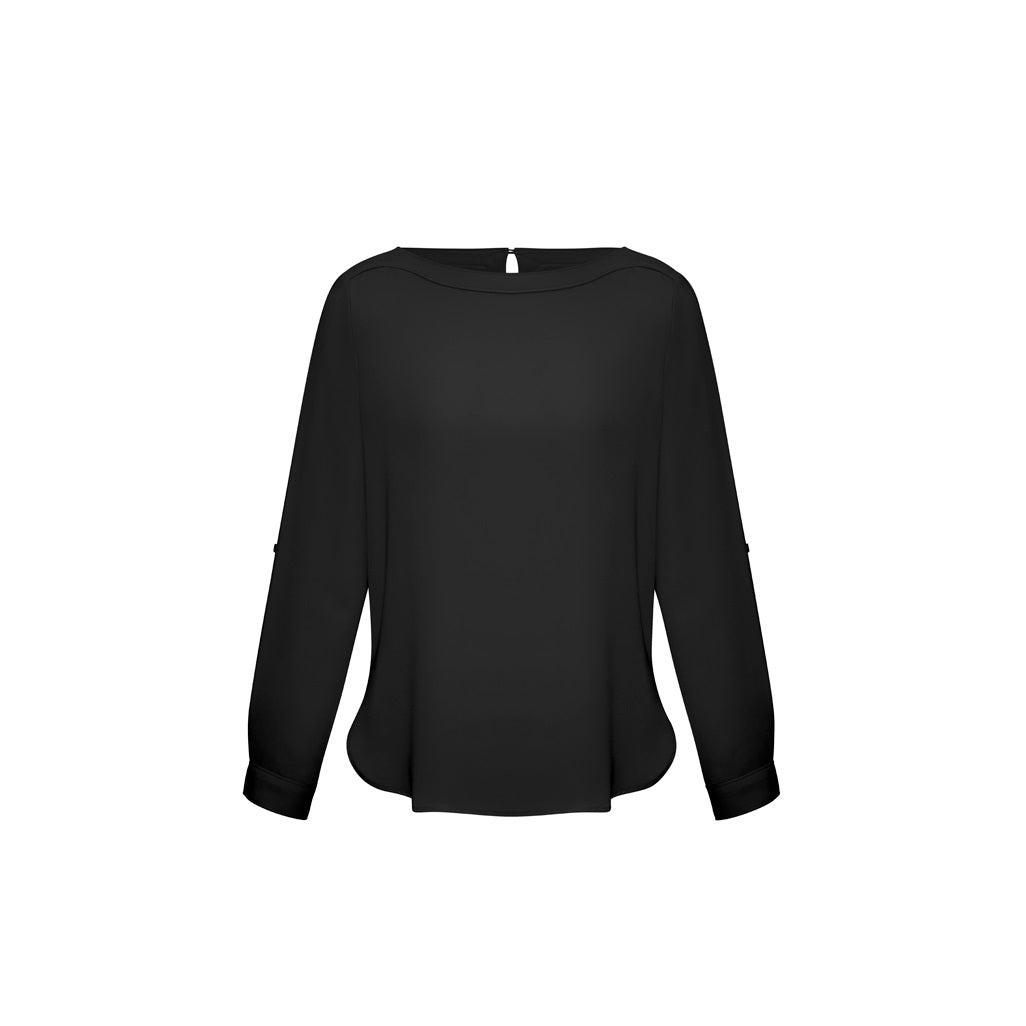 Biz Collection S828LL Womens Madison Boatneck Top