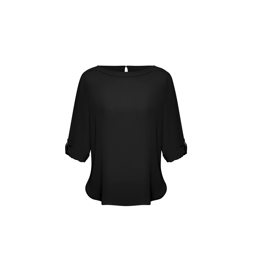 Biz Collection S828LL Womens Madison Boatneck Top