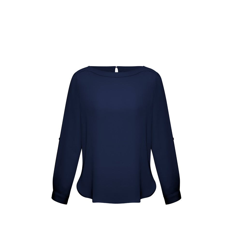 Biz Collection S828LL Womens Madison Boatneck Top