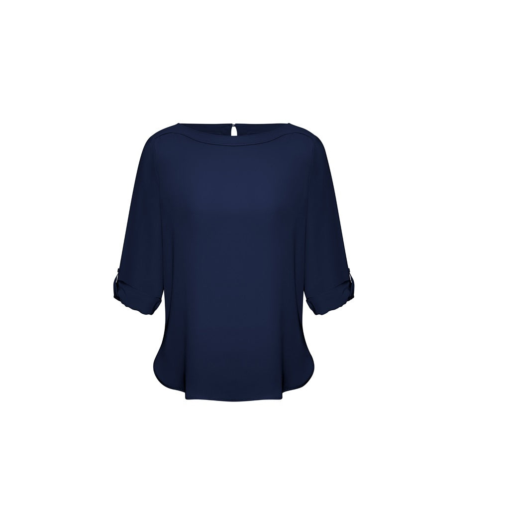 Biz Collection S828LL Womens Madison Boatneck Top