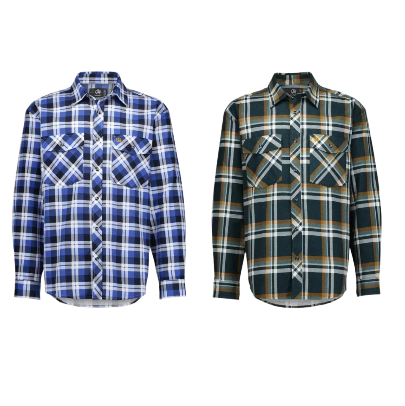 Swanndri SE18250M Mens Full Button Egmont Twin Pack