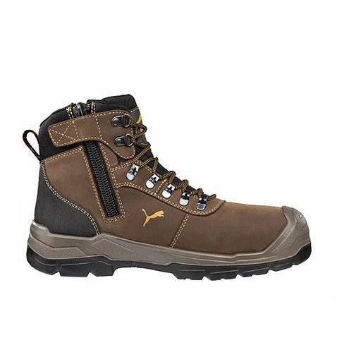 Puma 630227 Sierra Nevada Brown Zip Side Composite Safety Boot