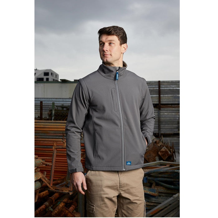 Rainbird 8596 DISCONTINUED Solid Landy Softshell Jacket Charcoal