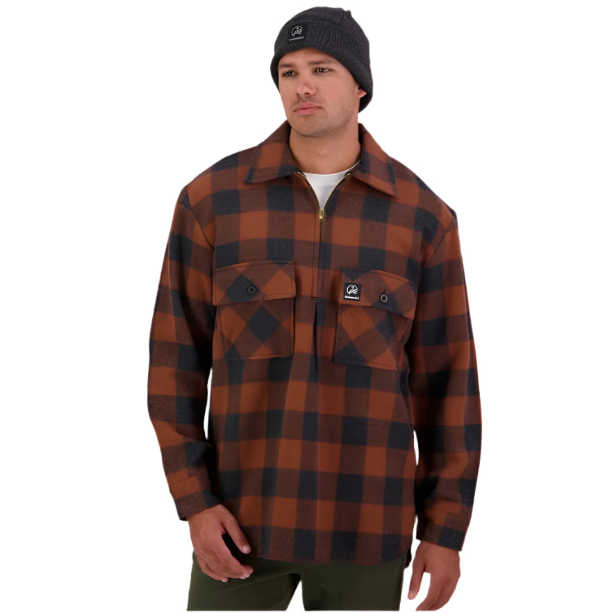 Swanndri SSD0107 Men's Ranger Wool Zip Front Bushshirt