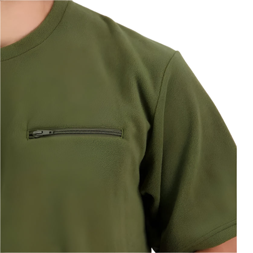 Swanndri SSD2515A Catlins Mens Fleece Tee with Pockets
