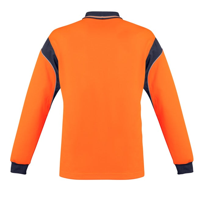 Syzmik ZH249 Mens HiVis Aztec L/S Polo