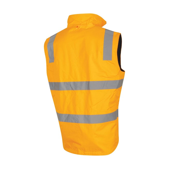 Tru Workwear TV1915T4 Reversible Polyester Oxford Vest With Reflective Tape