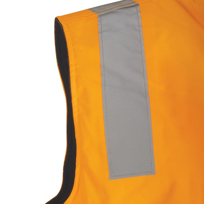 Tru Workwear TV1915T4 Reversible Polyester Oxford Vest With Reflective Tape