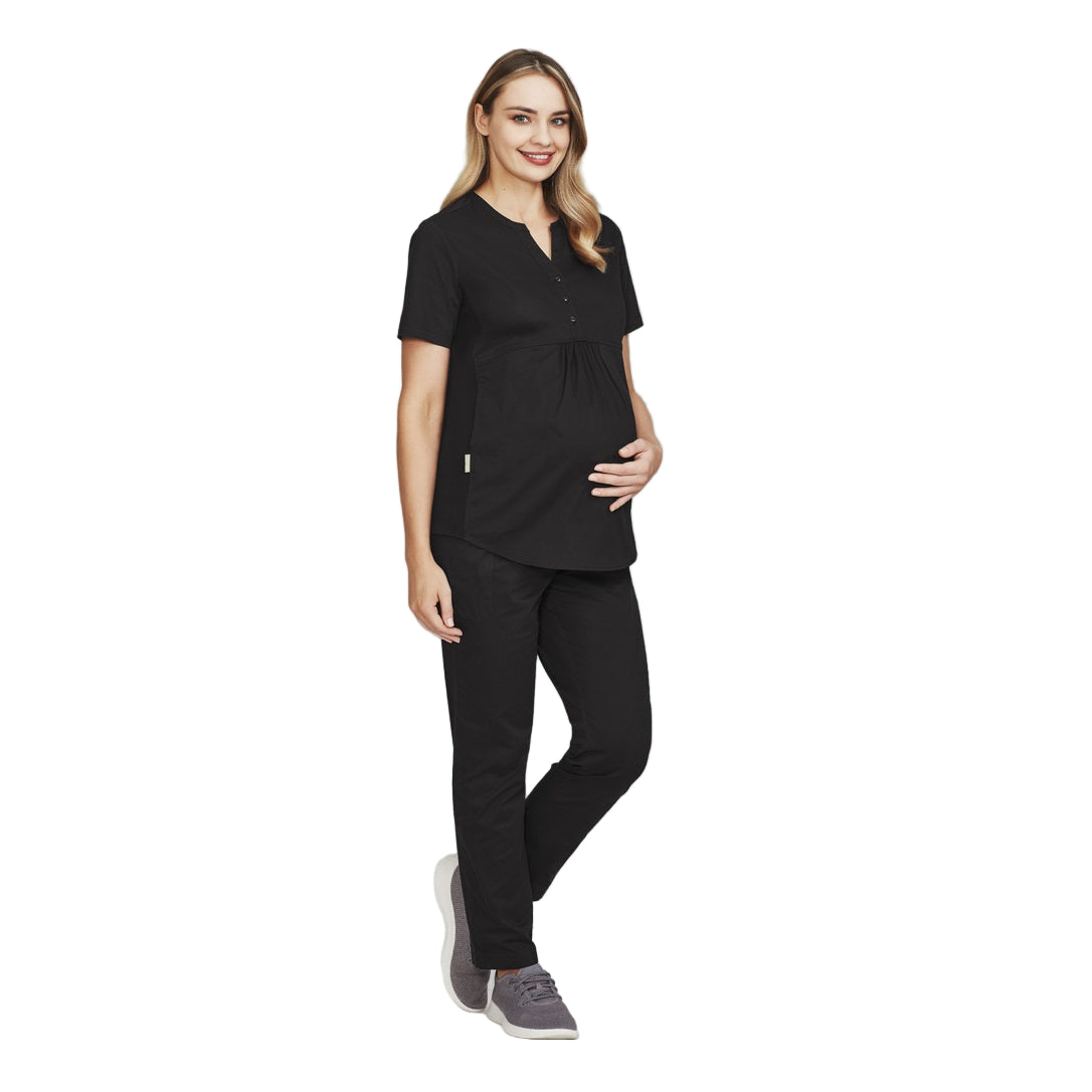 Biz Care CSP244LL Rose Womens Maternity Scrub Pants