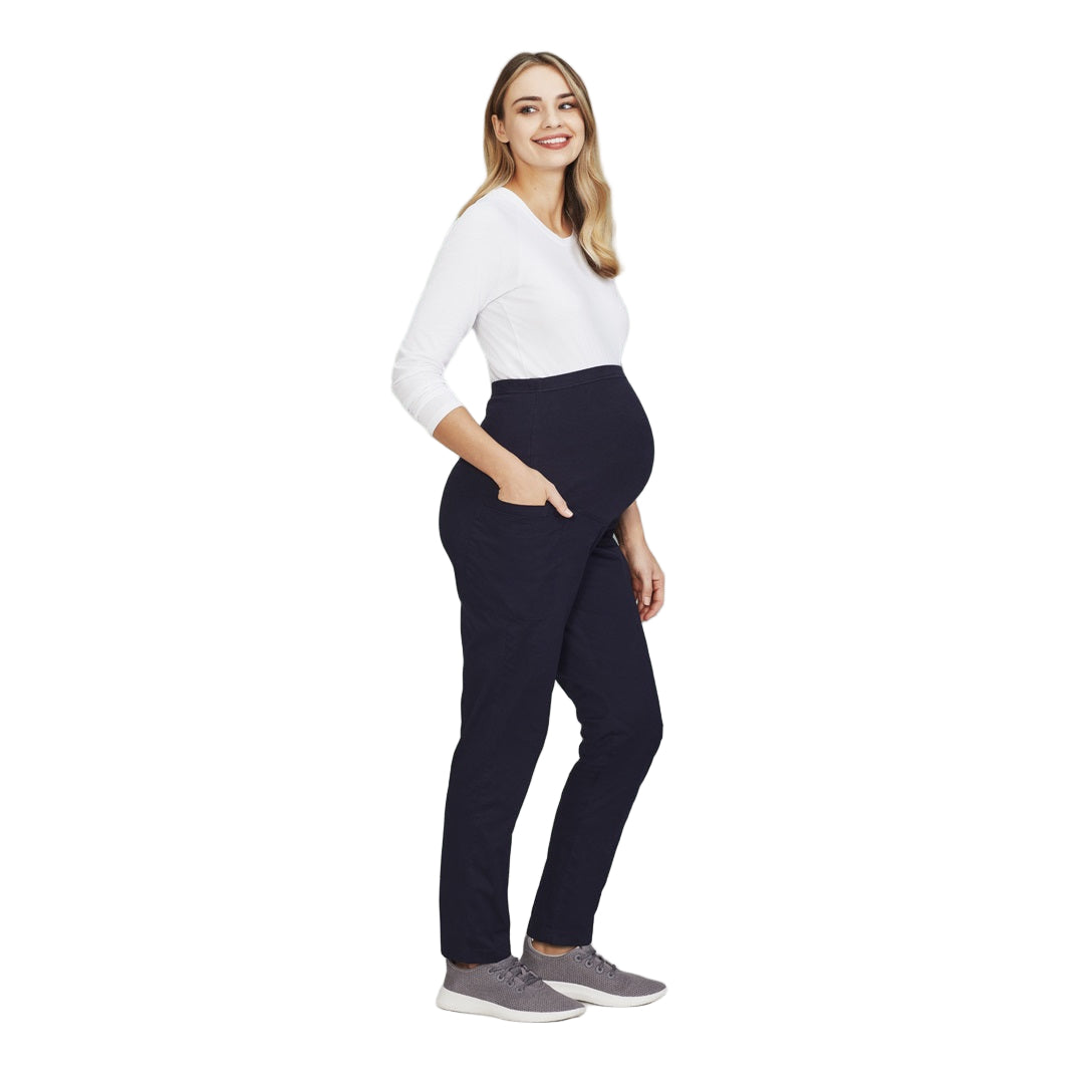 Biz Care CSP244LL Rose Womens Maternity Scrub Pants