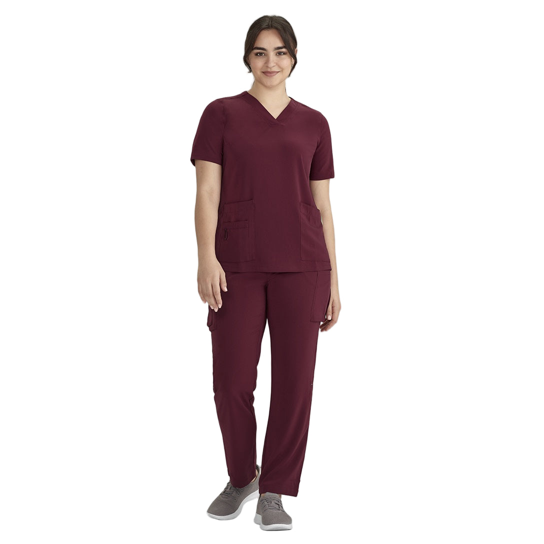 Bizcare CSP944LL Womens Multi-Pocket Straight Leg Pant