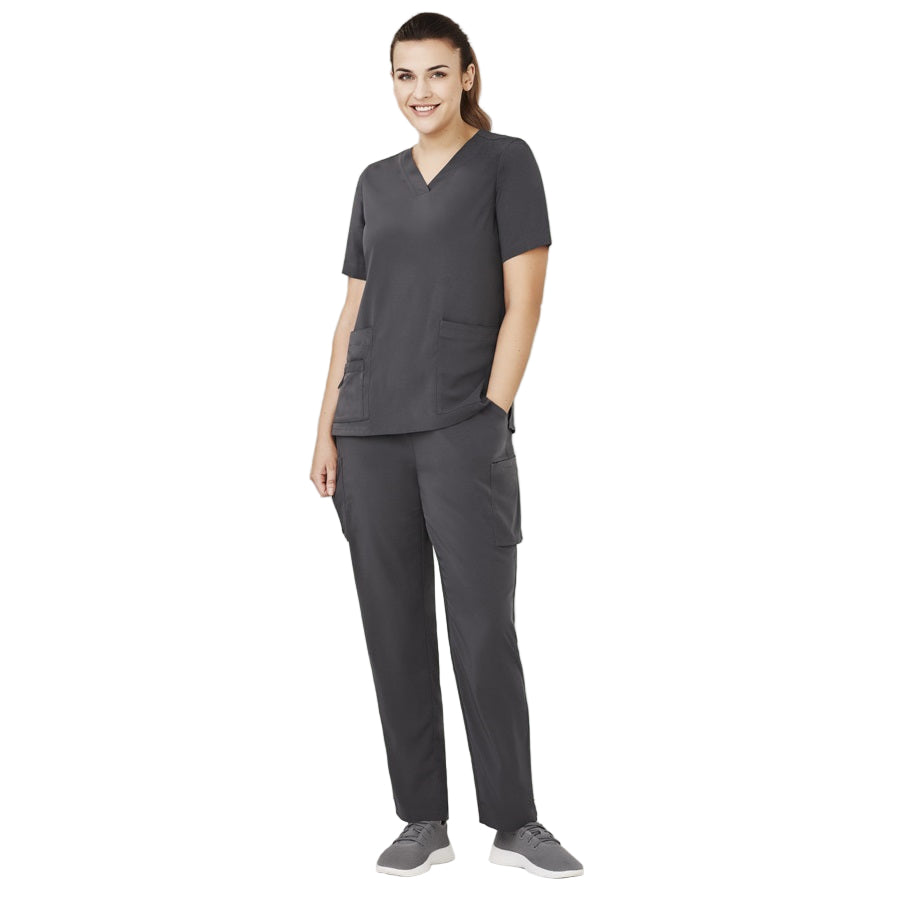 Bizcare CSP944LL Womens Multi-Pocket Straight Leg Pant